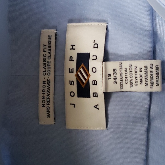 NWT Light Blue, Joseph Abboud, Dress Shirt - Picture 2 of 3